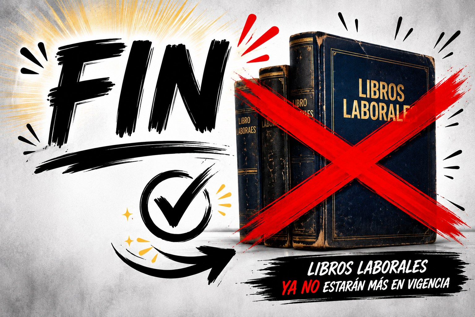 Fin de los libros laborales