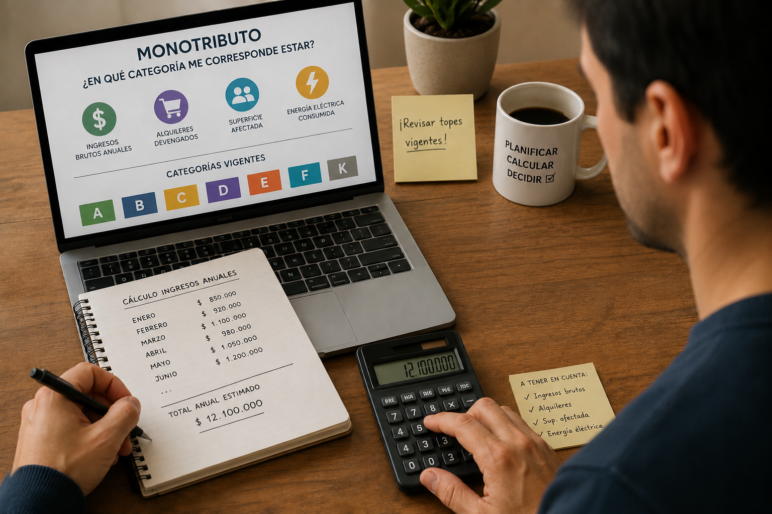 Monotributo: nuevos parámetros a partir del 1/8/2026