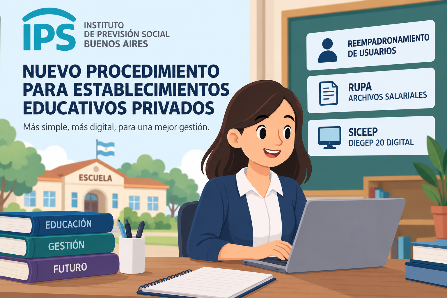 [PBA] IPS: nuevo procedimiento para establecimientos educativos privados